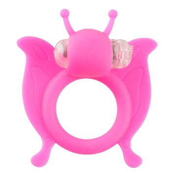 Butterfly Ring Cockring Roze