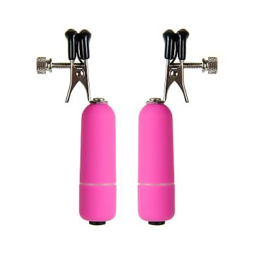 Ouch! Vibrating Nipple Clamps Tepelklemmen Roze