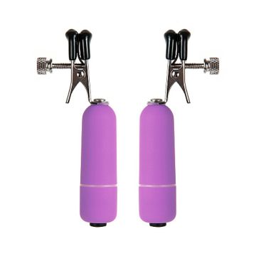 Ouch! Vibrating Nipple Clamps Tepelklemmen Paars