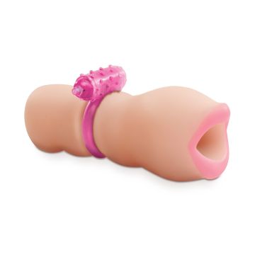 Vibrating Oral Squeeze-Her Masturbator Blank
