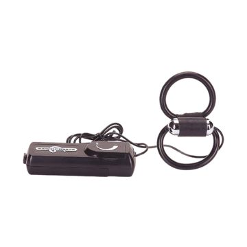 X-Factor Vibrating Cock & Ball Rings Zwart