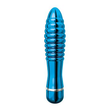 Pure Aluminium Vibrator Large Blauw