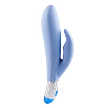 Mae B Lovely Vibes Twin Rabbit Vibrator Blauw