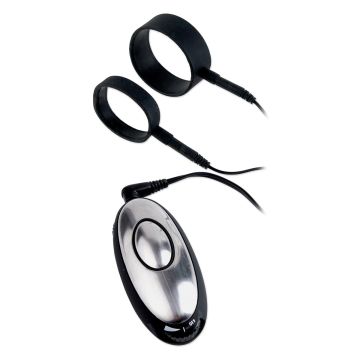 Shock Therapy Cock Strap Zwart