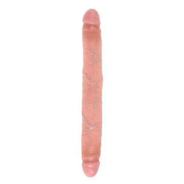King Cock 12 Inch Slim Double Dildo Blank