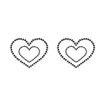 Skin Jewellery Mimi Hearts Zwart