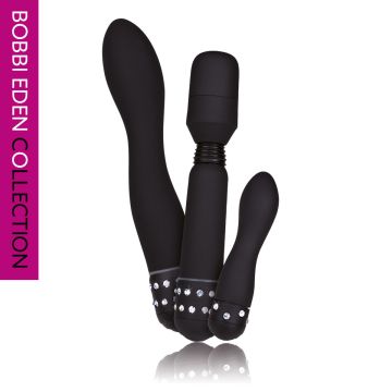 Bobbi’s Threesome Vibrator Cadeauset Zwart