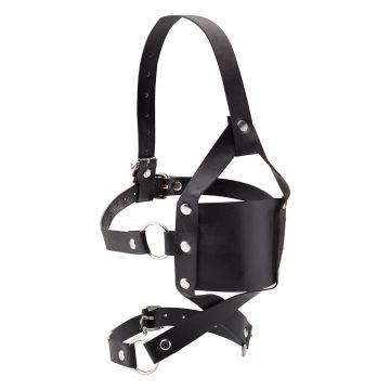 Ouch! Leather Mouth Gag Zwart