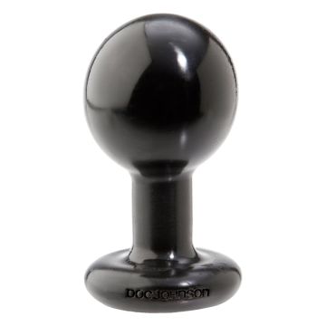Round Buttplug Medium Zwart