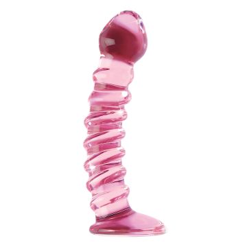 Icicles No. 28 Glazen Dildo Roze