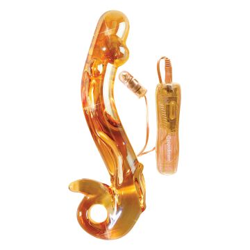 Icicles No. 35 Glazen Vibrator Oranje