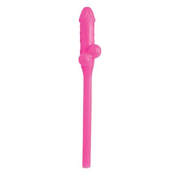 Bachelorette Jumbo Pecker Drink Rietje Roze