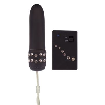 Crystal Mini Vibe Vibrator Zwart