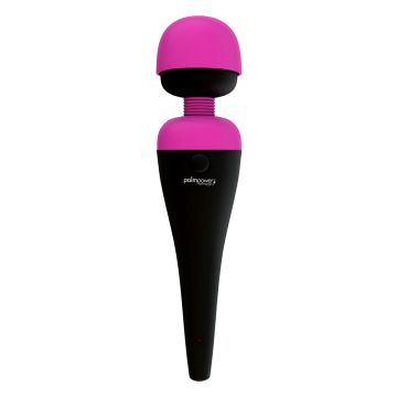 PalmPower Recharge Massage Vibrator Zwart/Roze