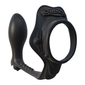 C-Ringz Rock Hard Ass-Gasm Cockring Zwart