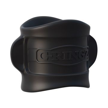 C-Ringz Silicone Ball Stretcher Cockring Zwart