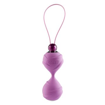 Lovely Vibes Laced Textured Soft Touch Love Balls Paars