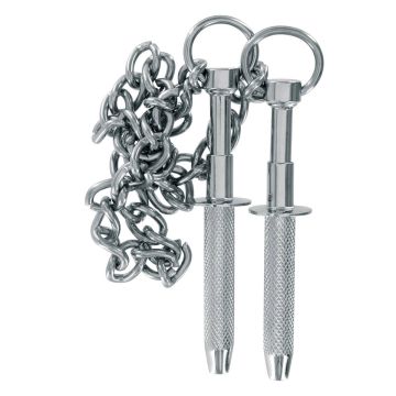 Steel Nipple Grabbers Zilver