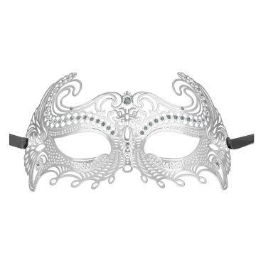 Ouch! Sea Goddes Masquerade Masker Zilver