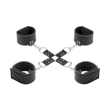 Ouch! Reversible Hogtie Boeien Set Zwart