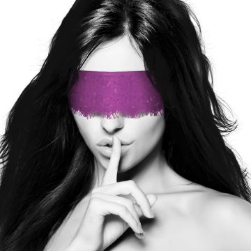 Ouch! Mystère Lace Masker Paars