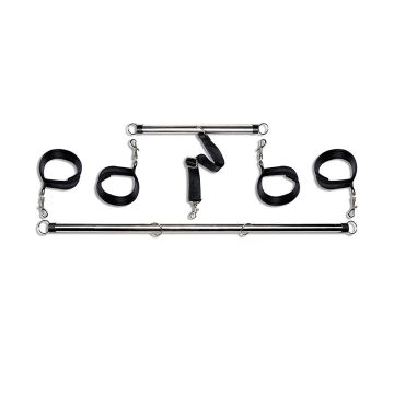 Fetish Spread 'Em Boeien Set Zwart