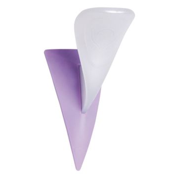 Ladyshape Triangle Scheer Sjabloon Wit/Paars