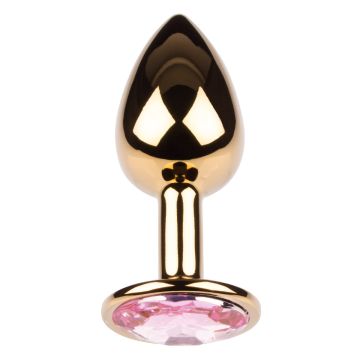 Plug It Strass Buttplug Small Goud/Roze