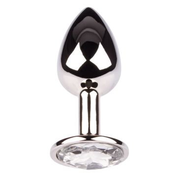 Plug It Strass Buttplug Small Zilver