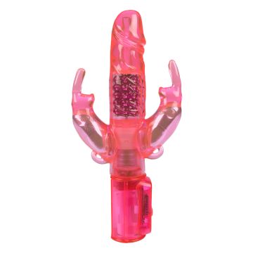 Double Pleasure Rabbit Vibrator Roze