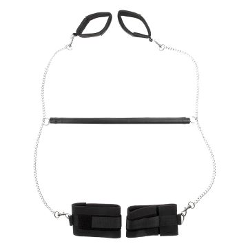 Hogtie Bondage Bar Zwart