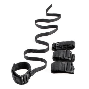 Beginner's Enkel En Handboeien Met Band Set Zwart