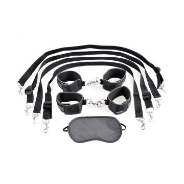 Cuff & Tether Boeien Set Zwart