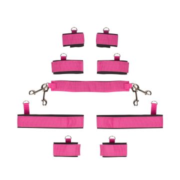 Sinners Full Body Restraints Set Roze