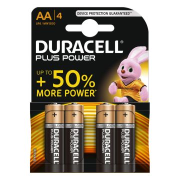 Duracell Batterijen AA, 4 stuks
