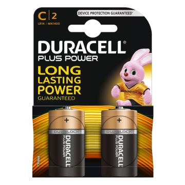 Duracell Batterijen C, 2 stuks