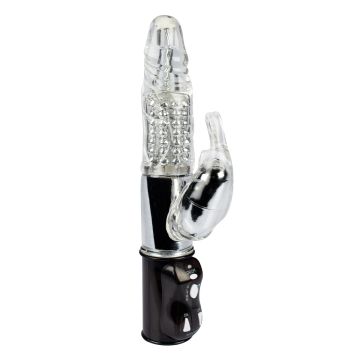 Rabb It The Champ Rabbit Vibrator Zwart/Zilver