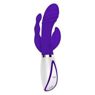 Evolved Disco Triple Play Vibrator Paars