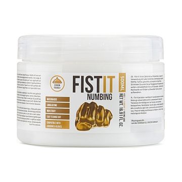 Fist-It Waterbasis Glijmiddel Numbing 500ml