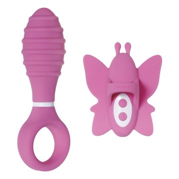 Evolved Double Date Vibrator 2dlg Set Roze