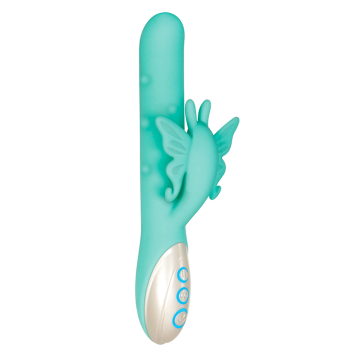 Evolved Grand Beaded Butterfly Vibrator Mint Groen