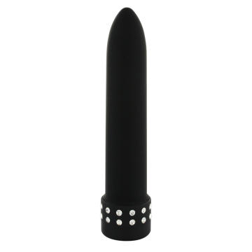 Diamond Silk Vibrator Zwart