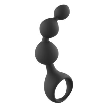 Adam & Eve Triple Prostate Probe Plug Zwart