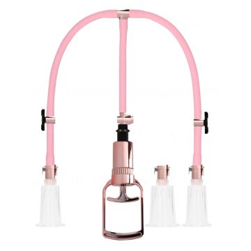 Clitoral & Nipple Pump Set Large - Rose Gold