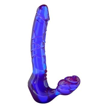 ToyJoy Bend Over Boyfriend Strapless Strap-On Paars