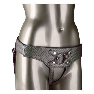 CalExotics Crotchless Harness The Regal Empress Zwart