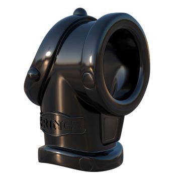 C-Ringz Cock Pipe With Ball-Stretcher Cockring Zwart