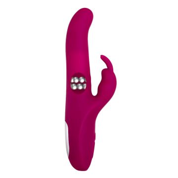 Adam & Eve Eve's Twirling Rabbit Thruster Vibrator Bordeaux