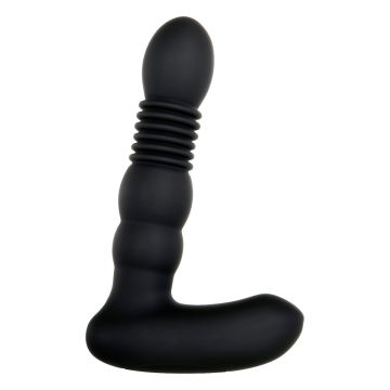 Adam & Eve Warming Thrusting Prostate Probe Vibrator Zwart