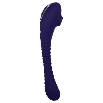Evolved Bendable Sucker Zuigende Vibrator Paars